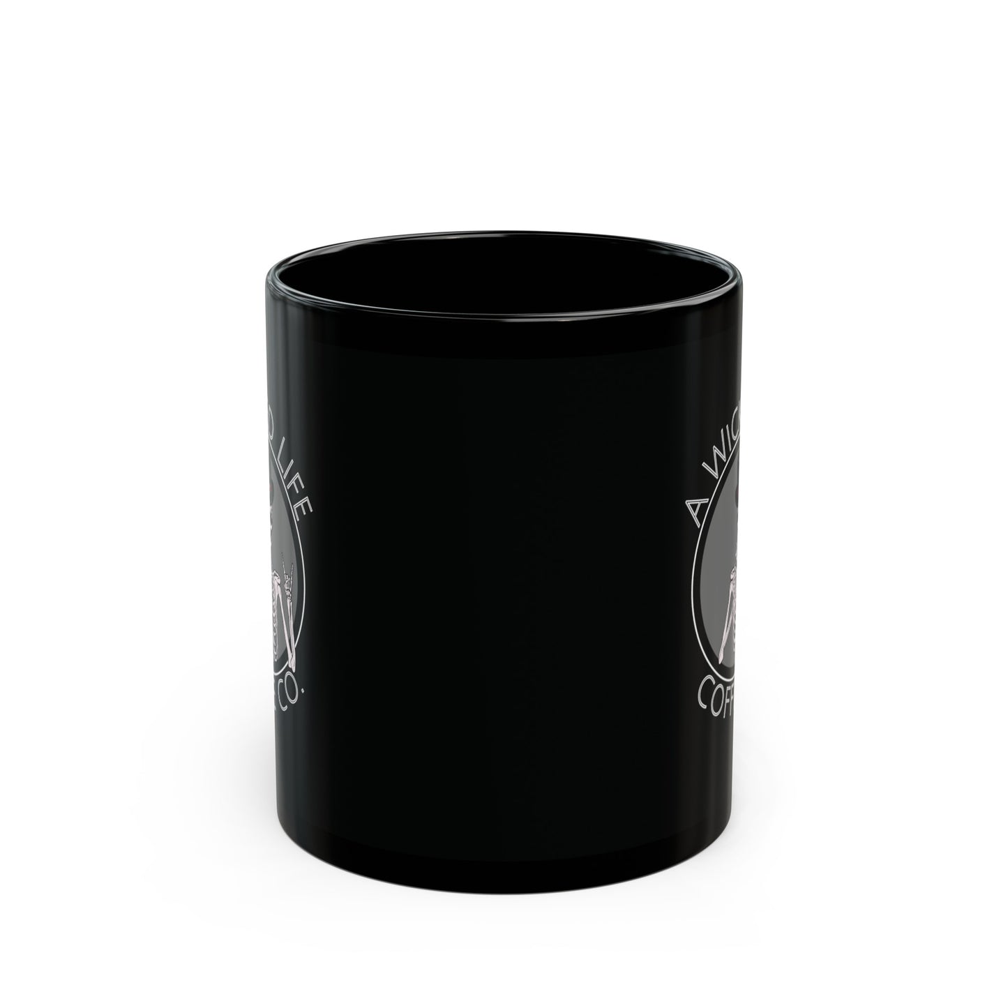 A Wicked Life Coffee Co Black Mug (11oz, 15oz)