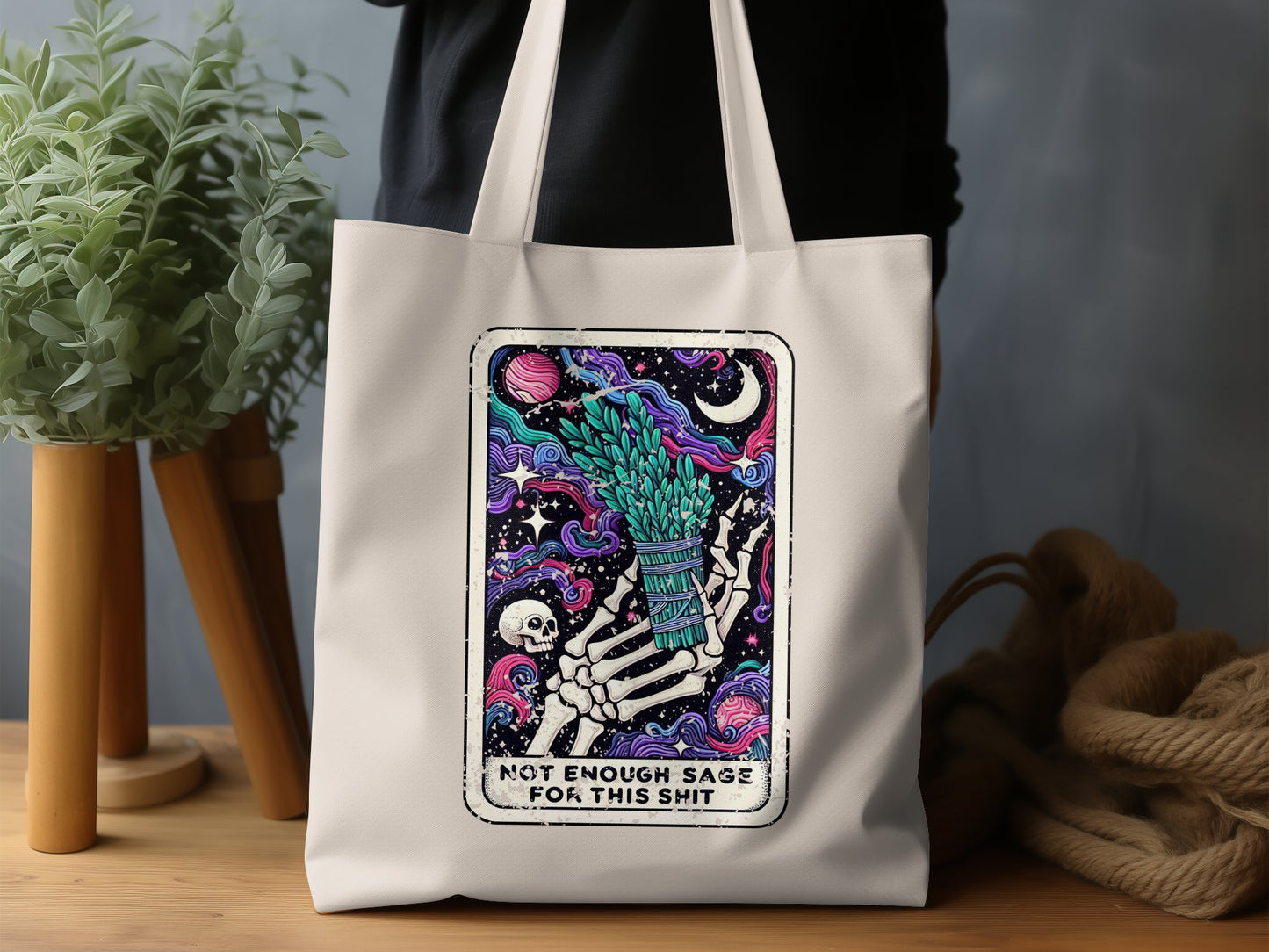 Not Enough Sage For This Shit Tote Bag product type