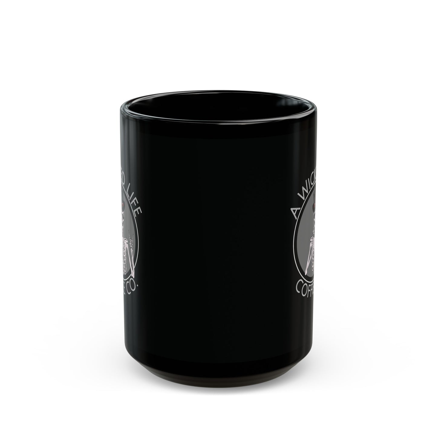 A Wicked Life Coffee Co Black Mug (11oz, 15oz)