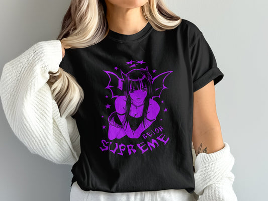 Supreme Demon Anime Print Graphic T-shirt product type